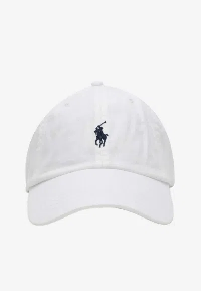 Polo Ralph Lauren Pony Baseball Cap In White