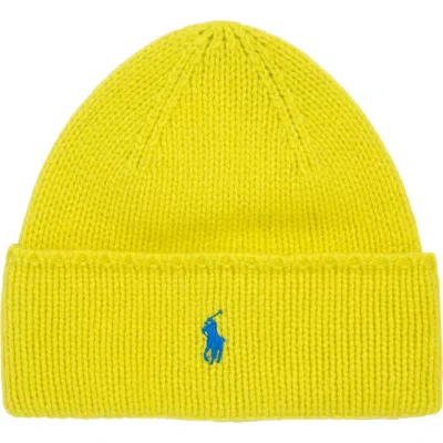 Polo Ralph Lauren Pony Beanie In Green