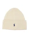 Polo Ralph Lauren Pony Beanie-hat-cold Weather In Gray
