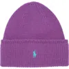 Polo Ralph Lauren Pony Beanie In Pink