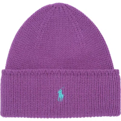Polo Ralph Lauren Pony Beanie In Pink