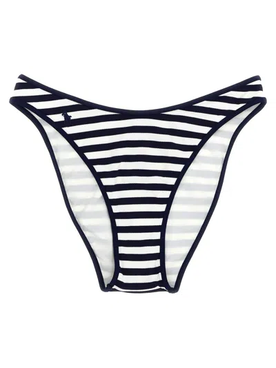 Polo Ralph Lauren 'pony' Bikini Bottoms In Black