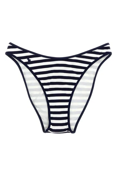 Polo Ralph Lauren 'pony' Bikini Bottoms In Blue