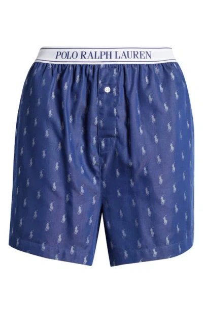 Polo Ralph Lauren Pony Boxers In Navy