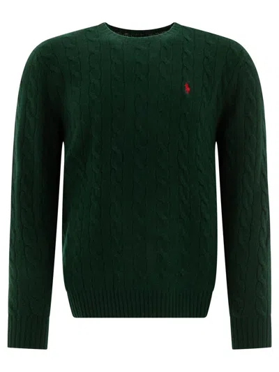 POLO RALPH LAUREN POLO RALPH LAUREN "PONY" CABLE-KNIT SWEATER