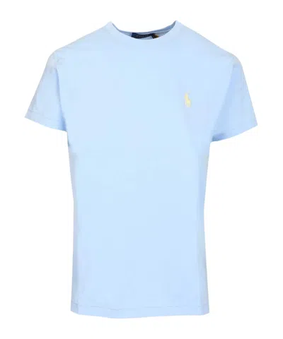 Polo Ralph Lauren Pony Cotton T-shirt In Blue
