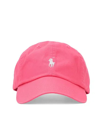 Polo Ralph Lauren Pony Embroidered Baseball Cap In Red