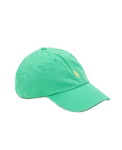 Polo Ralph Lauren Pony Embroidered Baseball Cap In Green