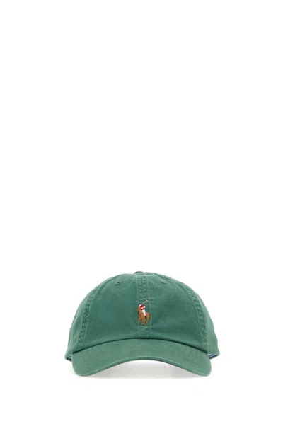 Polo Ralph Lauren Pony Embroidered Baseball Cap In Green
