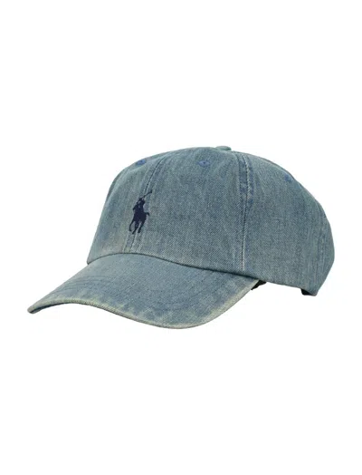 Polo Ralph Lauren Pony Embroidered Cap In Blue