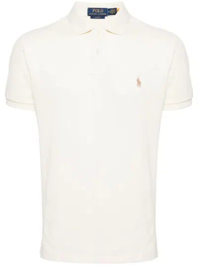 POLO RALPH LAUREN PONY-EMBROIDERED COTTON POLO SHIRT