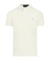 Polo Ralph Lauren Pony-embroidered Cotton Polo Shirt In White