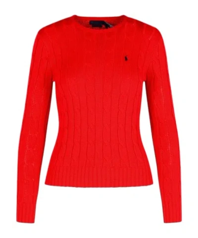 Polo Ralph Lauren Pullover Mit Zopfmuster In Red
