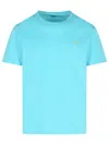 Polo Ralph Lauren Crewneck Fitted T-shirt Short Sleeves In Blue