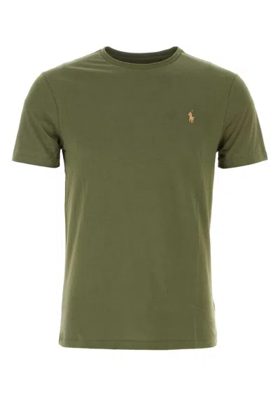 Polo Ralph Lauren Pony Embroidered Crewneck T-shirt In Green