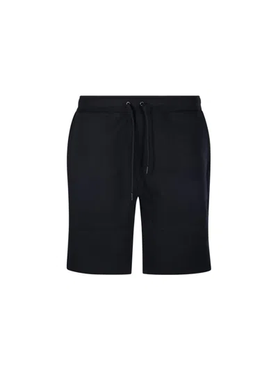 Polo Ralph Lauren Pony Embroidered Drawstring Shorts In Black