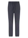 Polo Ralph Lauren Pony Embroidered Drawstring Track Pants In Nero