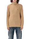 POLO RALPH LAUREN POLO RALPH LAUREN PONY EMBROIDERED ROLL NECK JUMPER