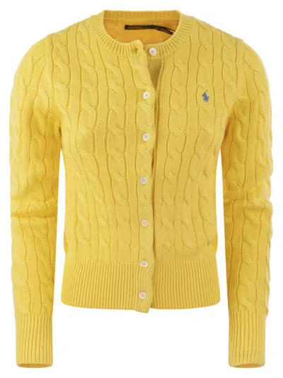 Polo Ralph Lauren Cardigan In Coastal Yellow
