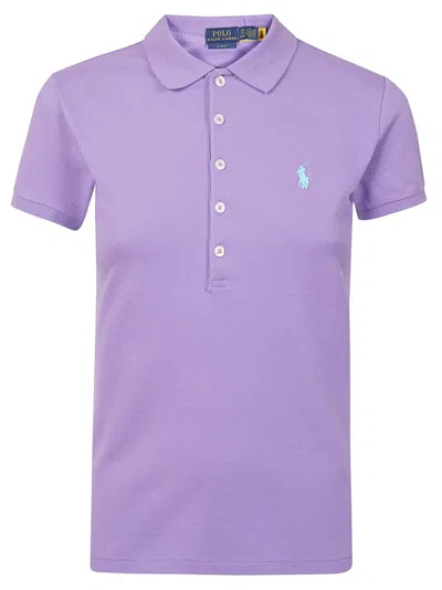 Polo Ralph Lauren Pony Embroidered Short In Purple