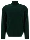 POLO RALPH LAUREN POLO RALPH LAUREN "PONY" HALF-ZIP SWEATER