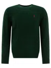Polo Ralph Lauren Wool-cashmere Cable-knit Sweater In Green