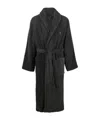Polo Ralph Lauren Pony-motif Dressing Gown In Black