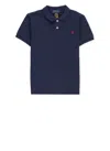 Polo Ralph Lauren Polo Pony-embroidered Cotton Polo Shirt In Blue