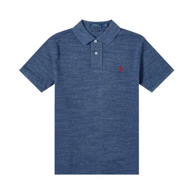 Pre-owned Polo Ralph Lauren Pony Polo Shirt 'classic Royal Heather' | White | Men's Size S
