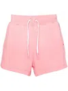 Polo Ralph Lauren Polo Pony-embroidery Cotton Track Shorts In Pink & Purple