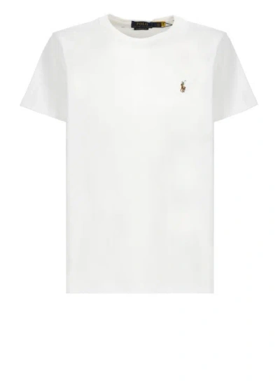 Polo Ralph Lauren Polo Pony Cotton T-shirt In White