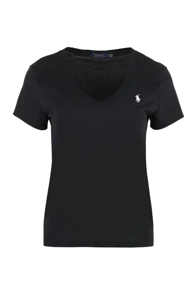 Polo Ralph Lauren Pony T-shirt In Black