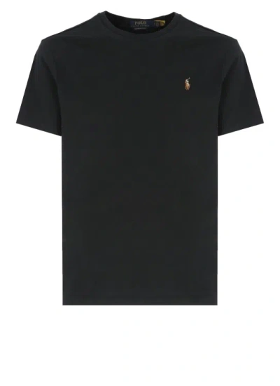 Polo Ralph Lauren Pony T-shirt In Black