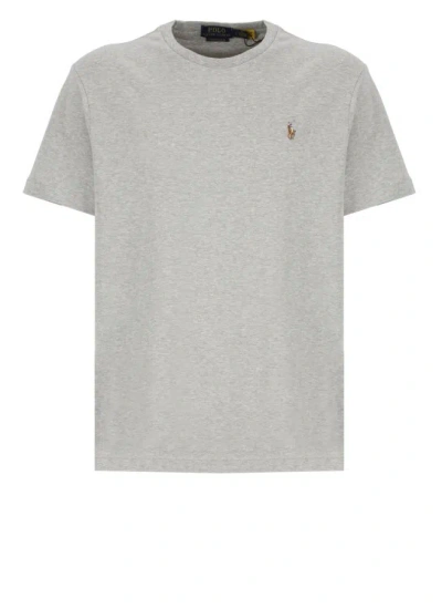 Polo Ralph Lauren Pony T-shirt In Grey