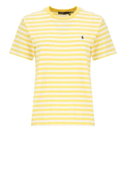 Polo Ralph Lauren Pony T-shirt In Yellow