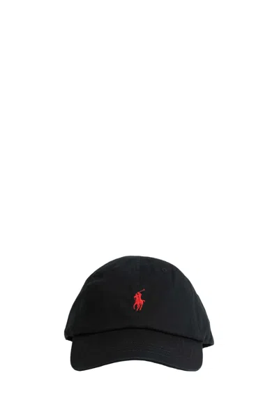 Polo Ralph Lauren Pony Twill Sports Cap In Black