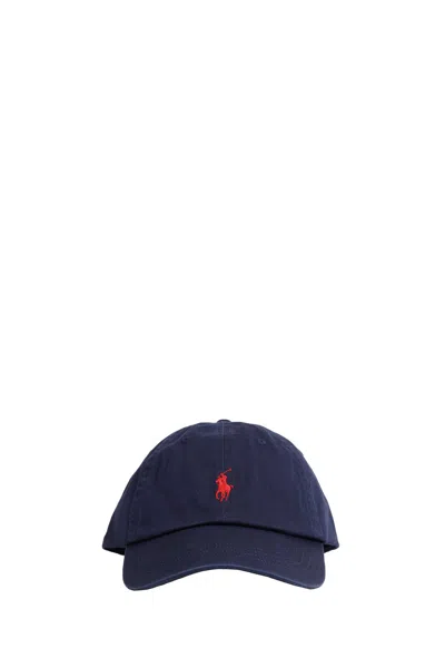 Polo Ralph Lauren Pony Twill Sports Cap In Blue