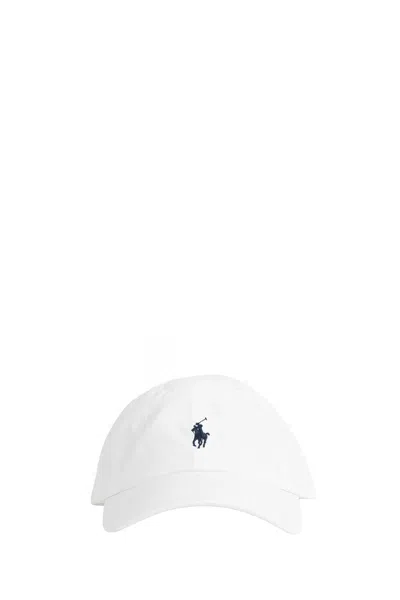 Polo Ralph Lauren Pony Twill Sports Cap In White