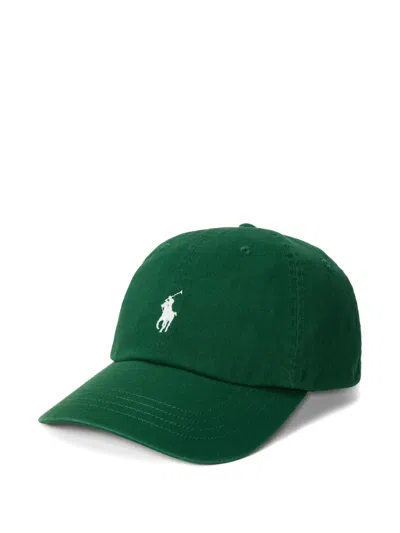 Polo Ralph Lauren Pony-embroidered Baseball Cap In Green
