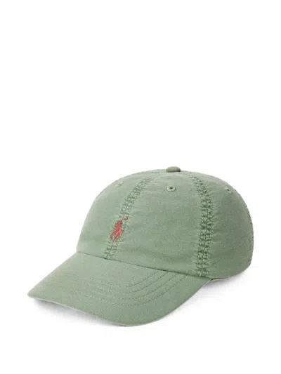 Polo Ralph Lauren Kids' Pony-embroidered Baseball Cap In Green