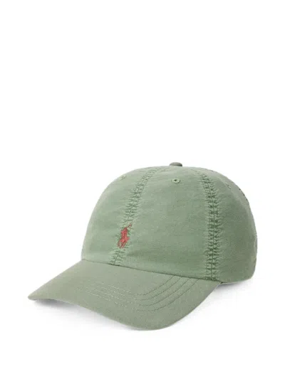 Polo Ralph Lauren Kids' Pony-embroidered Baseball Cap In Green