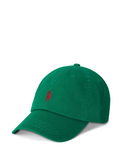 Polo Ralph Lauren Pony-embroidered Cotton Cap In Pink