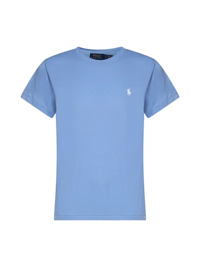 Polo Ralph Lauren Pony-embroidered Cotton T-shirt In Blue