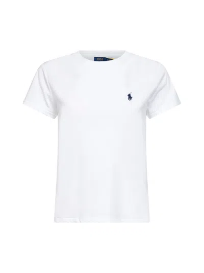 Polo Ralph Lauren Pony-embroidered Cotton T-shirt In White