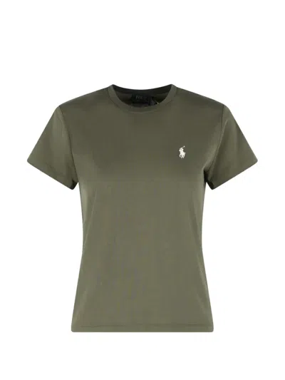 Polo Ralph Lauren Ralph Lauren Logo Crew-neck T-shirt In Gray
