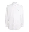Polo Ralph Lauren Embroidered-logo Cotton Shirt In White