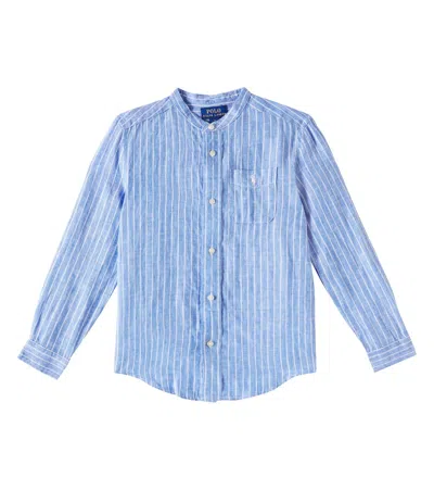 Polo Ralph Lauren Kids' Postboy Shirt In Blue