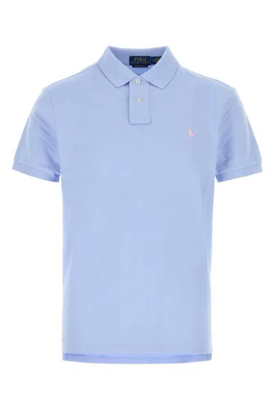 Polo Ralph Lauren Powder Blue Cotton Polo Shirt