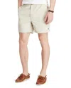 Polo Ralph Lauren Prepster Classic Fit 6 Inch Cotton Shorts In Classic Stone