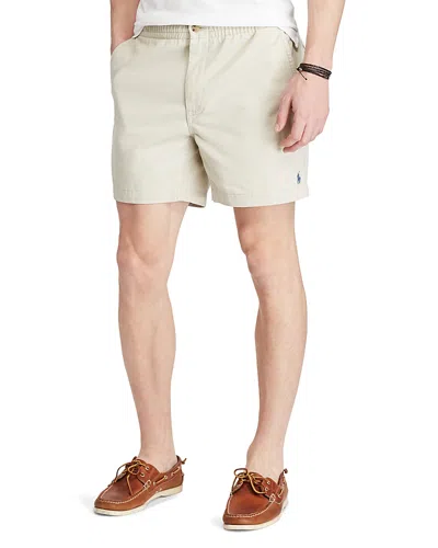 Polo Ralph Lauren Prepster Classic Fit 6 Inch Cotton Shorts In Classic Stone